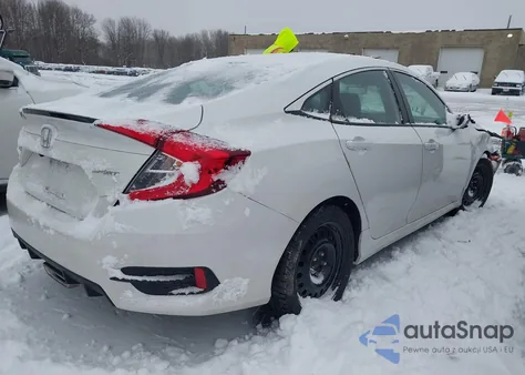 2020 Honda Civic Sport z USA, uszkodzony, nr VIN 2HGFC2F83LH524612